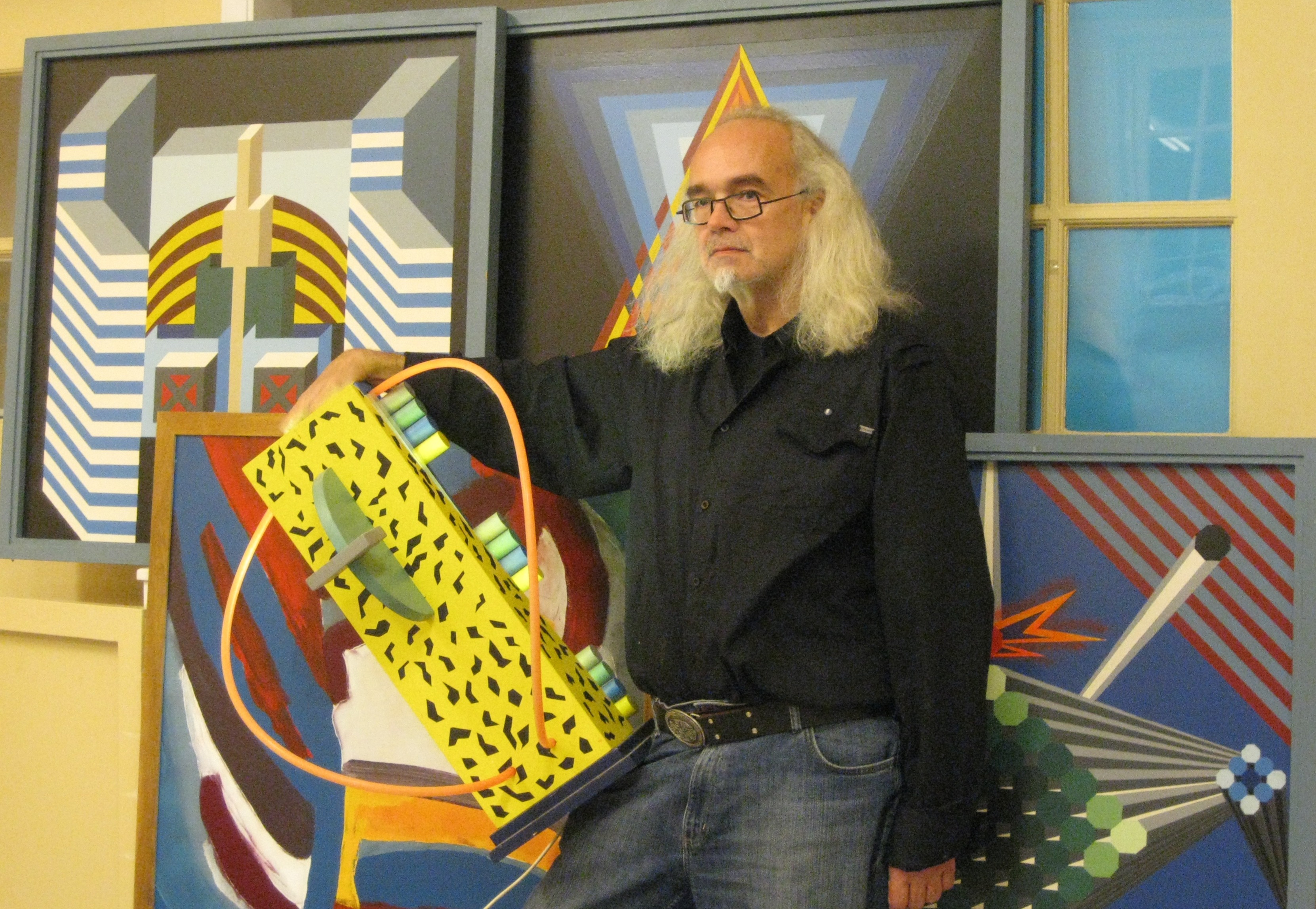 Studio practice and artistic workspace